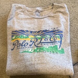 Ralph Lauren Gray Polo T-Shirt Men’s XXL- never worn
